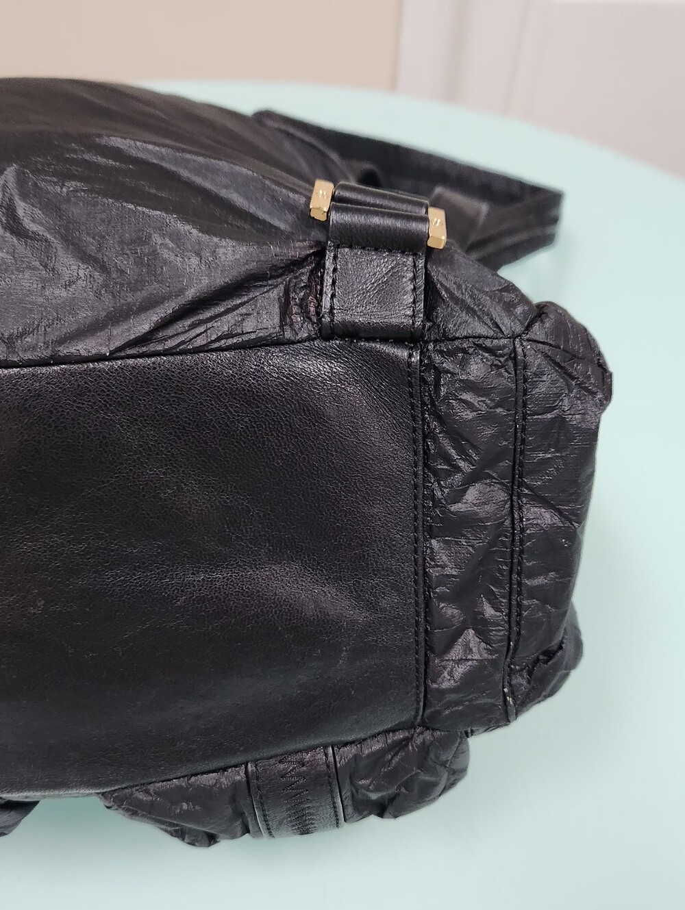 Tory Burch Black Backpack with Gold Hardware - Picture 8 of 12